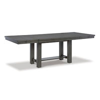 Signature Design by Ashley Myshanna Dining Extension Table-Gray