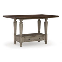 Signature Design by Ashley Lodenbay Counter Height Dining Table-Antique Gray