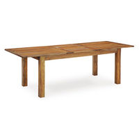Signature Design by Ashley Dressonni Dining Extension Table-Brown