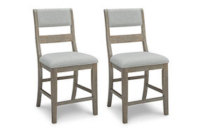 Signature Design by Ashley Moreshire Counter Height Bar Stool (Set of 2)-Bisqu