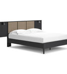 Signature Design by Ashley Charlang Queen Panel Platform Bed with 2 Extensions