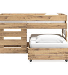 Signature Design by Ashley Larstin Twin Loft Bed-Tan Brown