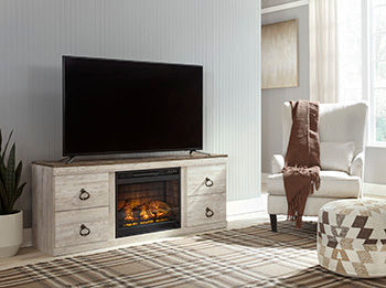 Rent a center tv 2024 stand with fireplace