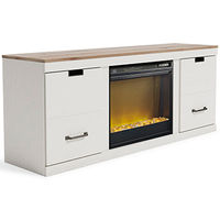 Signature Design by Ashley Vaibryn 60" TV Stand with Electric Fire Place-
