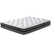 Sierra Sleep by Ashley 10 Inch Pocketed Hybrid Queen Mattress-White