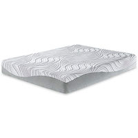 Sierra Sleep by Ashley 10 Inch Memory Foam Queen Mattress-White