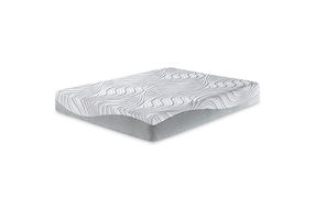 Sierra Sleep by Ashley 10 Inch Memory Foam Queen Mattress-White