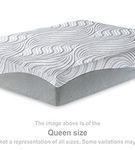 Sierra Sleep by Ashley 12 Inch Memory Foam King Mattress-White