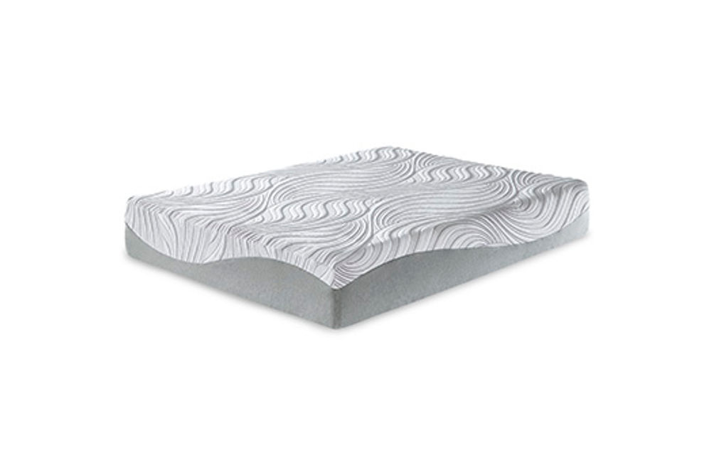 Sierra Sleep by Ashley 12 Inch Memory Foam Queen Mattress-White