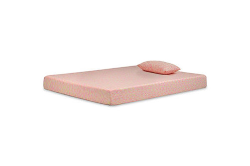 Sierra Sleep by Ashley iKidz Pink Full Mattress and Pillow-Pink