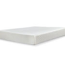 Sierra Sleep by Ashley 10 Inch Chime Memory Foam King Mattress in a Box-White