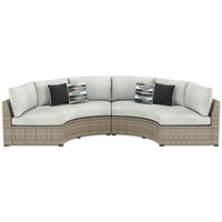 Signature Design by Ashley Calworth 2-Piece Outdoor Sectional-Beige