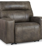 Signature Design by Ashley Game Plan Oversized Power Recliner-Concrete