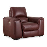 Signature Design by Ashley Alessandro Power Recliner-Garnet