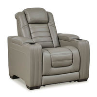 Signature Design by Ashley Backtrack Power Recliner-Gray