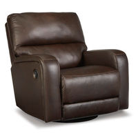 Signature Design by Ashley Emberla Swivel Glider Recliner-Coffee