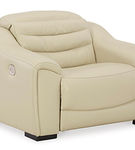 Signature Design by Ashley Center Line Power Recliner-Cream