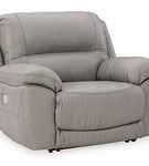 Signature Design by Ashley Dunleith Power Recliner-Gray