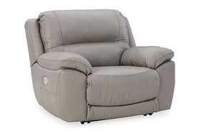 Signature Design by Ashley Dunleith Power Recliner-Gray