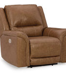 Signature Design by Ashley Trasimeno Power Recliner-Caramel