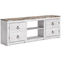 Signature Design by Ashley Willowton 72" TV Stand-Whitewash