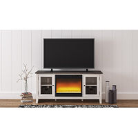 Signature Design by Ashley Dorrinson 60" TV Stand with Electric Fireplace