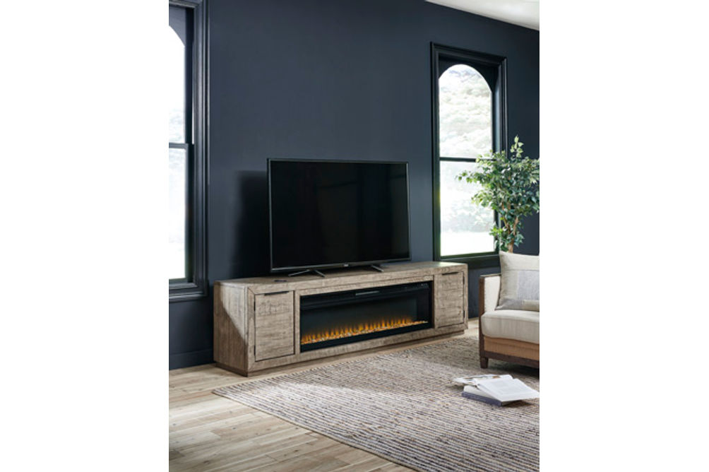 Signature Design by Ashley Krystanza TV Stand with Electric Fireplace