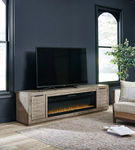 Signature Design by Ashley Krystanza TV Stand with Electric Fireplace