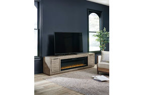 Signature Design by Ashley Krystanza TV Stand with Electric Fireplace