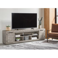 Signature Design by Ashley Naydell 92" TV Stand-Gray