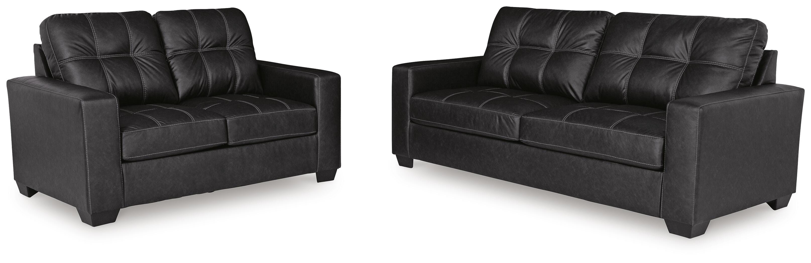 Rent-To-Own Benchcraft Barlin Mills Sofa and Loveseat-Carbon