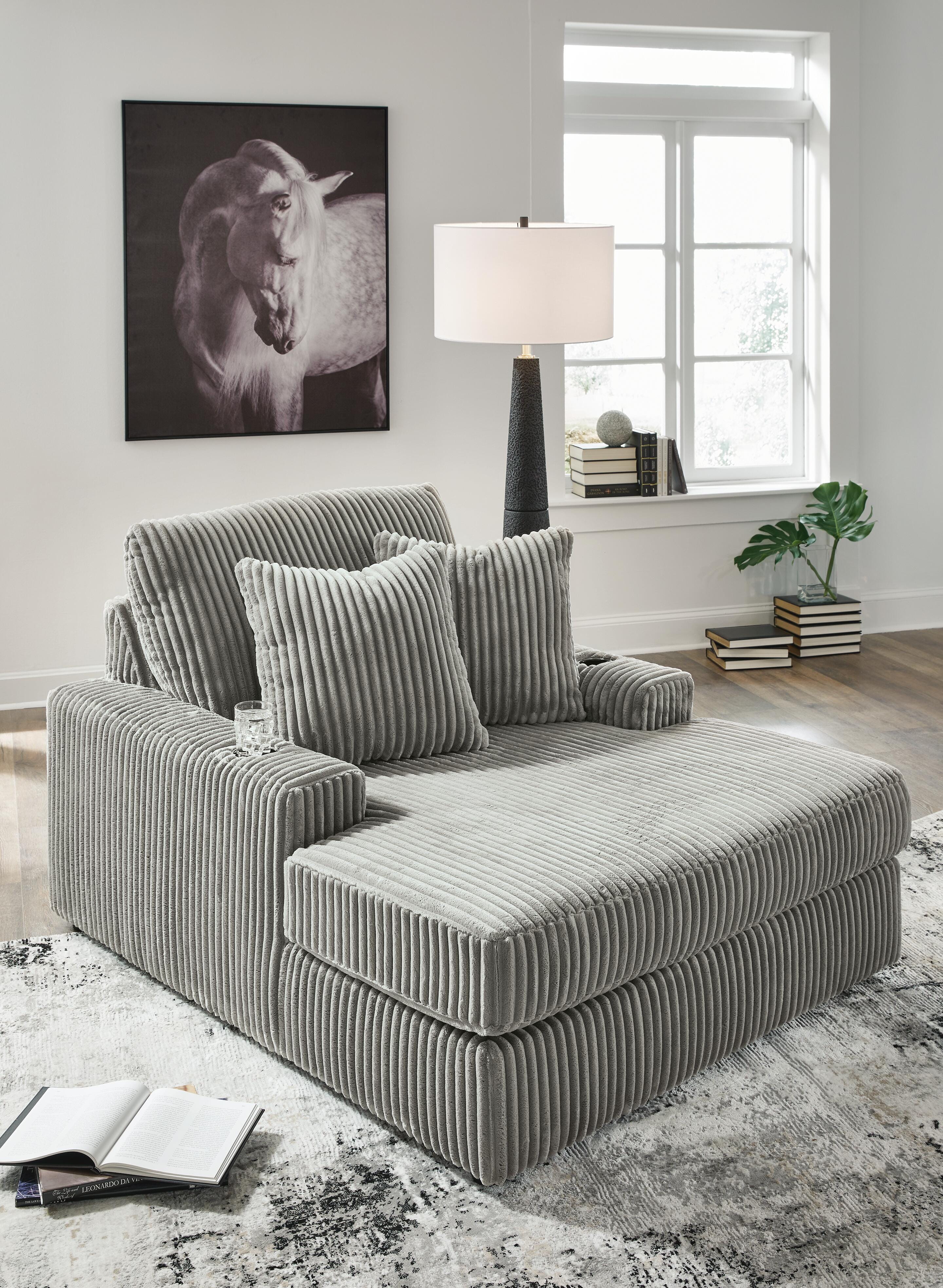 Rent-To-Own Signature Design by Ashley Lindyn Chaise-Fog | Rent-A