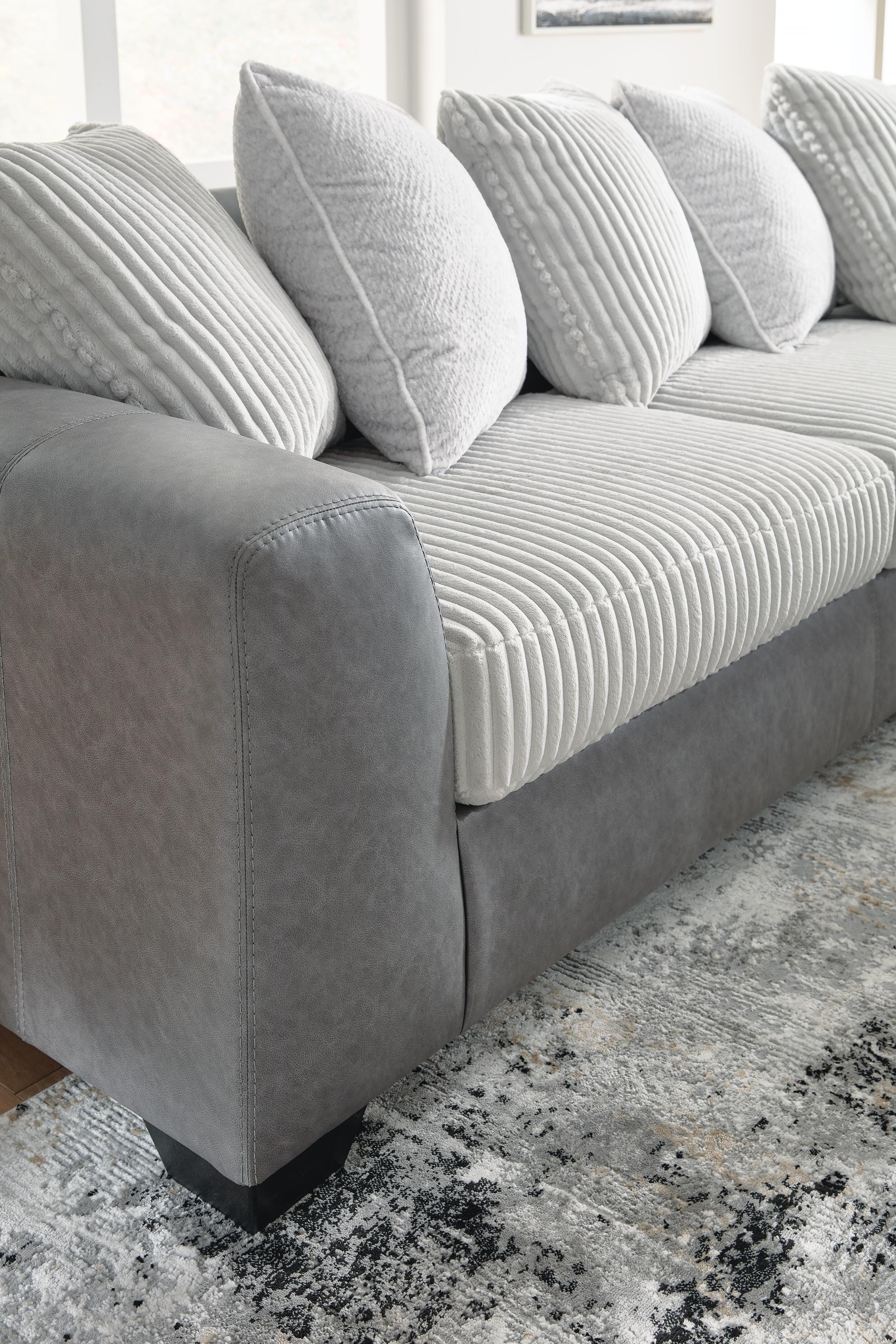 Unity Re clair フィトンチッド2個セット Rent-To-Own Benchcraft Clairette Court 2-Piece Sectional with