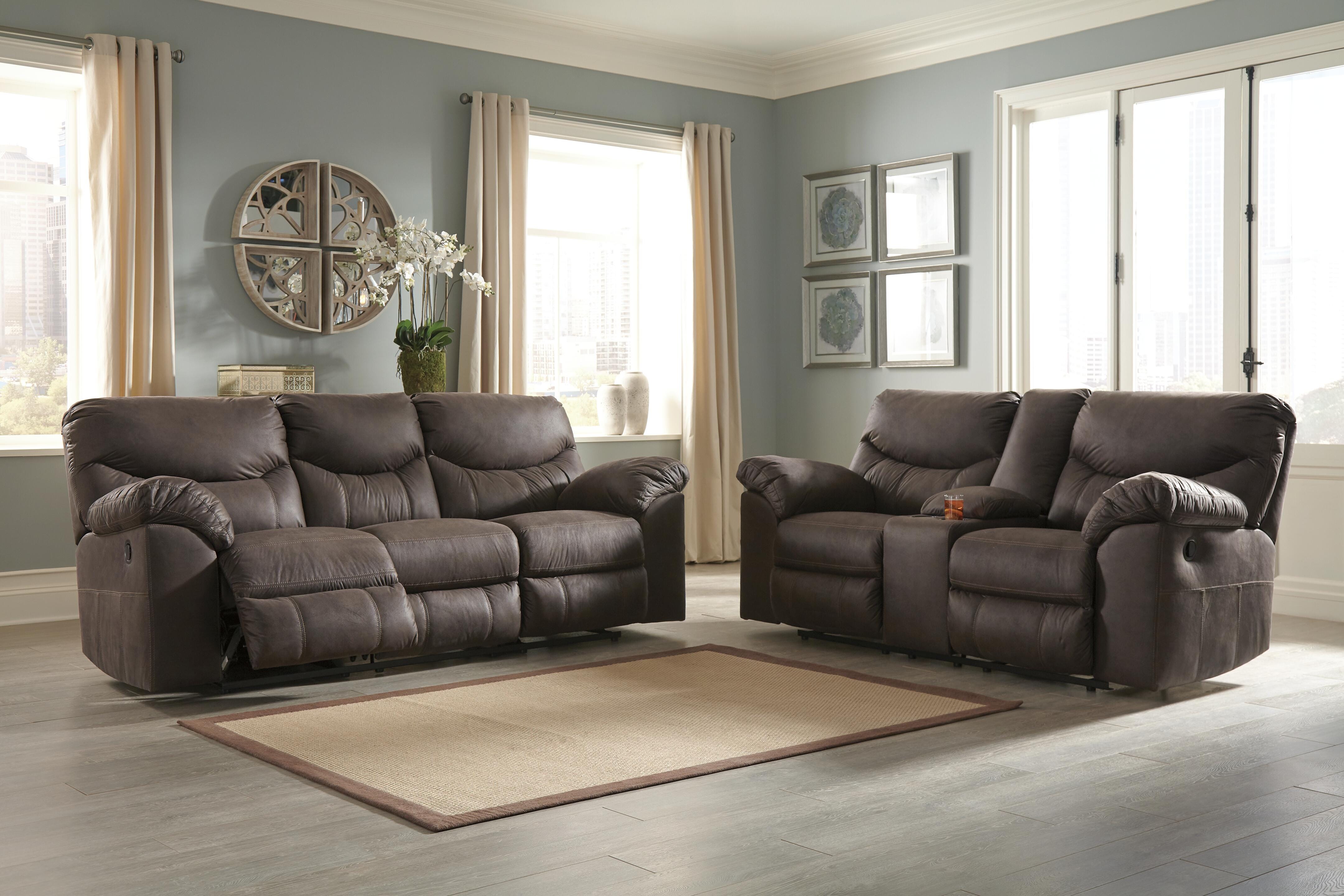 Rent-To-Own Signature Design by Ashley Boxberg Reclining Sofa and