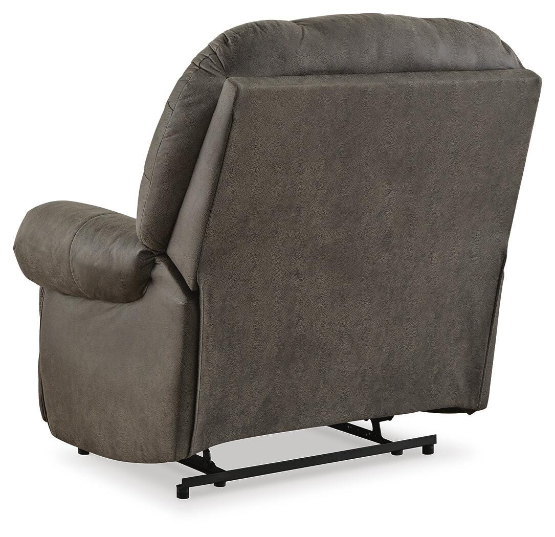 Rent-To-Own Signature Design by Ashley Oversized Recliner-Gunmetal