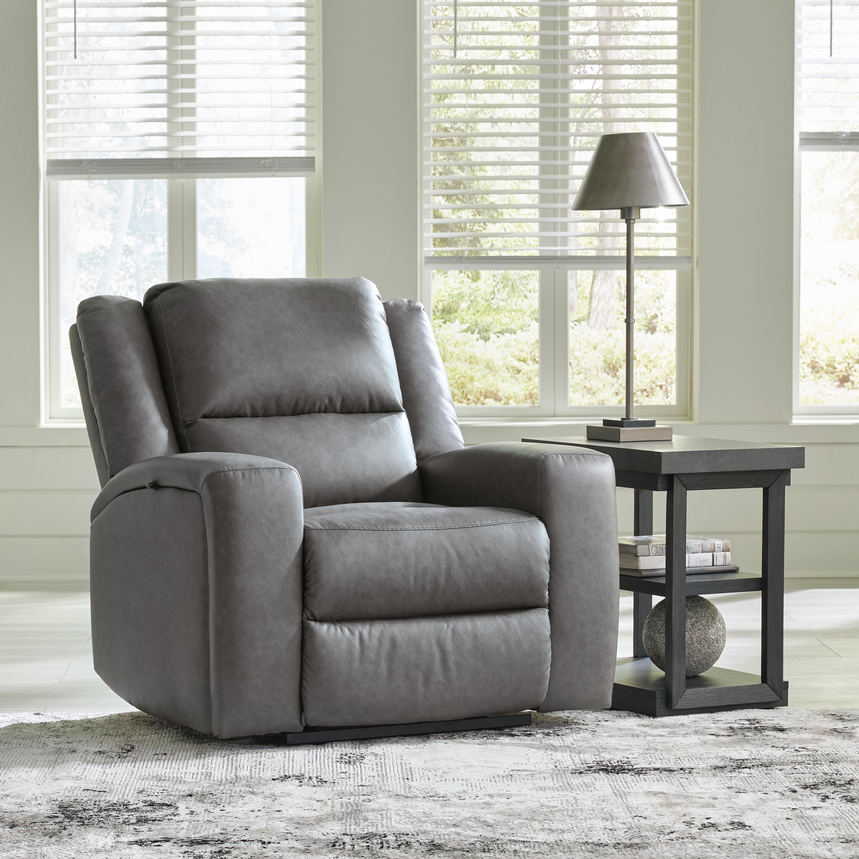 Rent-To-Own Benchcraft Brixworth Recliner-Slate | Rent-A-Center