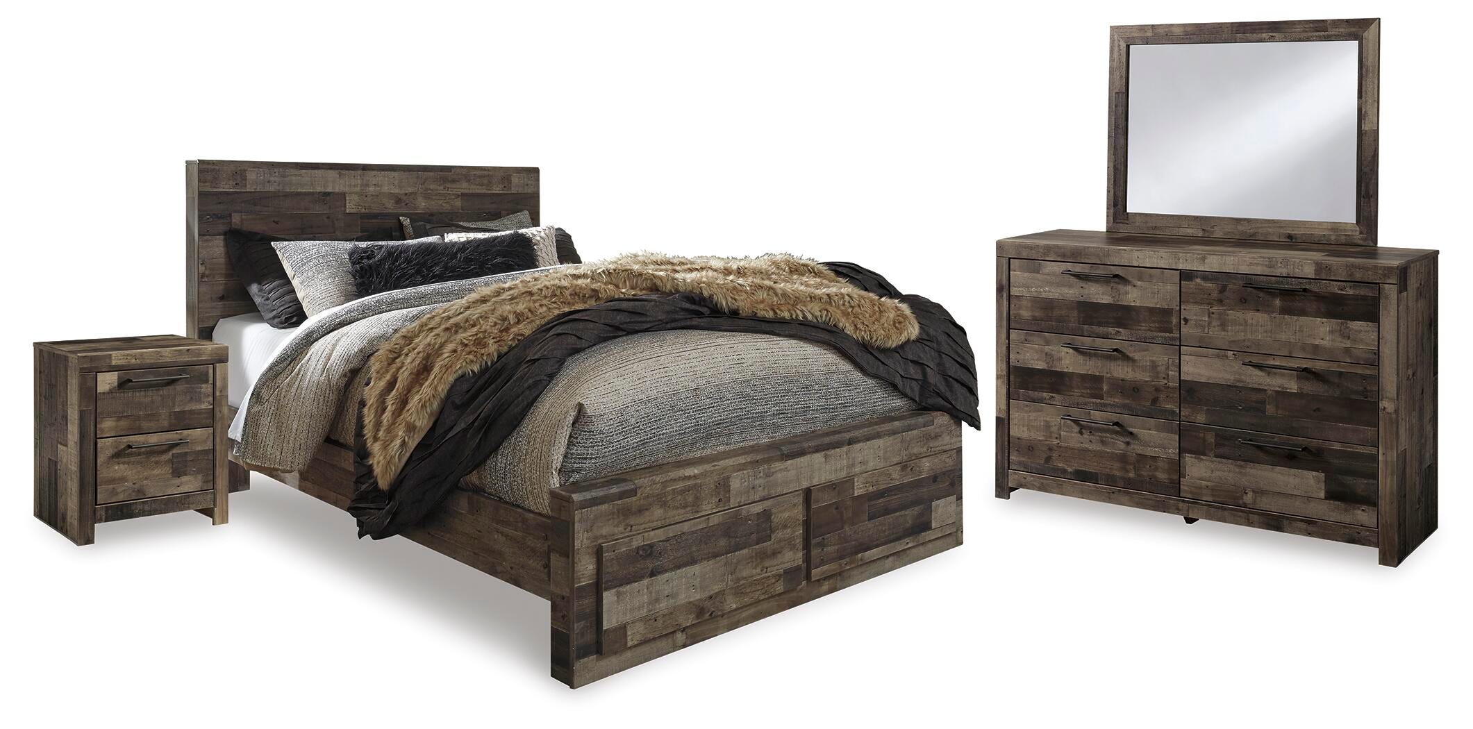 Rent-To-Own Benchcraft Derekson Queen Panel Storage Bed with