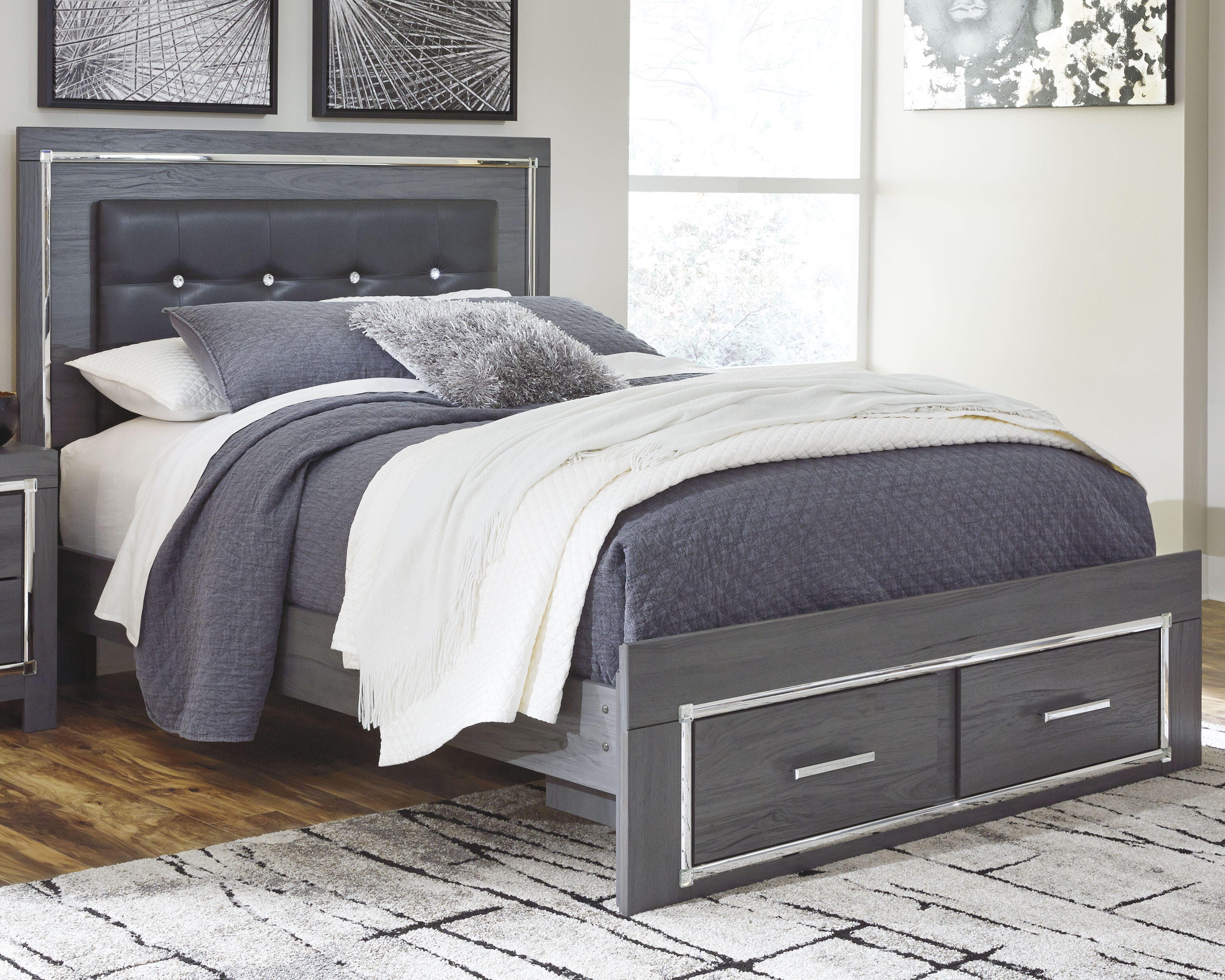 Rent-To-Own Signature Design by Ashley Lodanna Queen Panel Storage