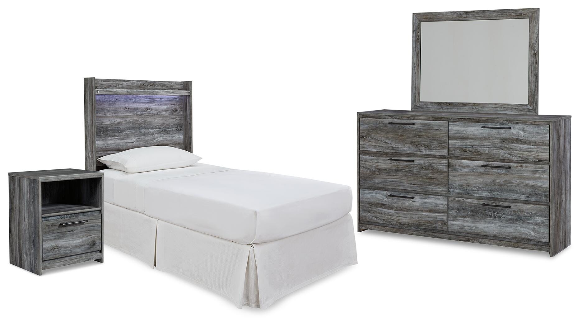 Rent-To-Own Signature Design by Ashley Baystorm Twin Panel Bed