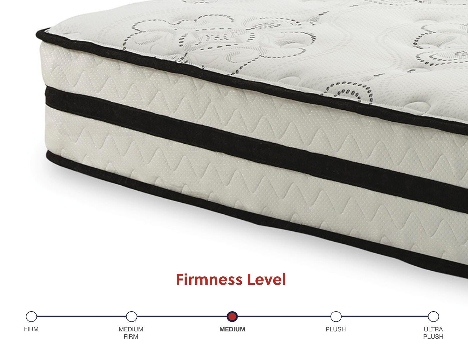Rent-To-Own Sierra Sleep by Ashley Chime 10 Inch Hybrid Queen