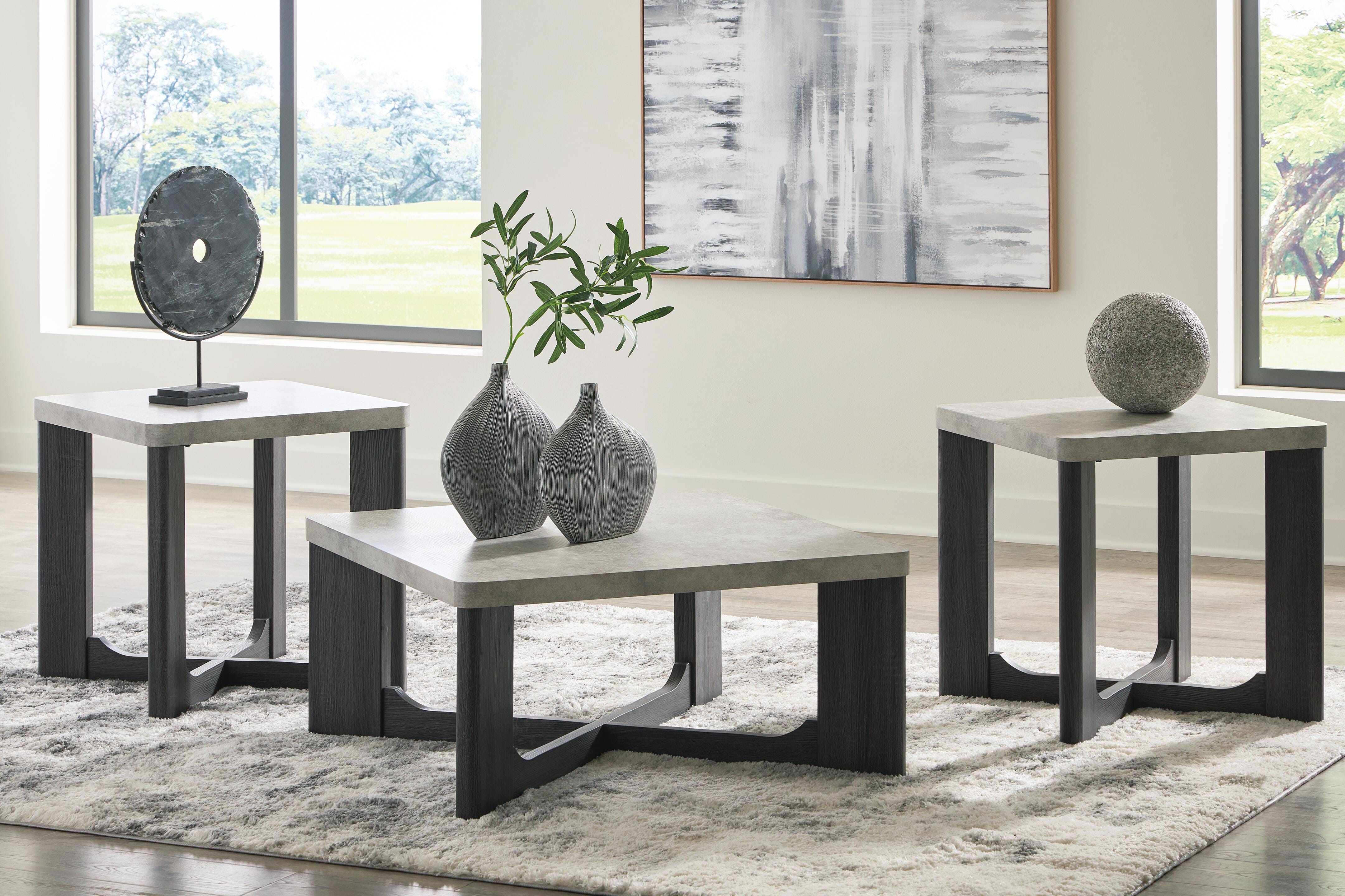 Rent-To-Own Signature Design by Ashley Sharstorm Table (Set of 3