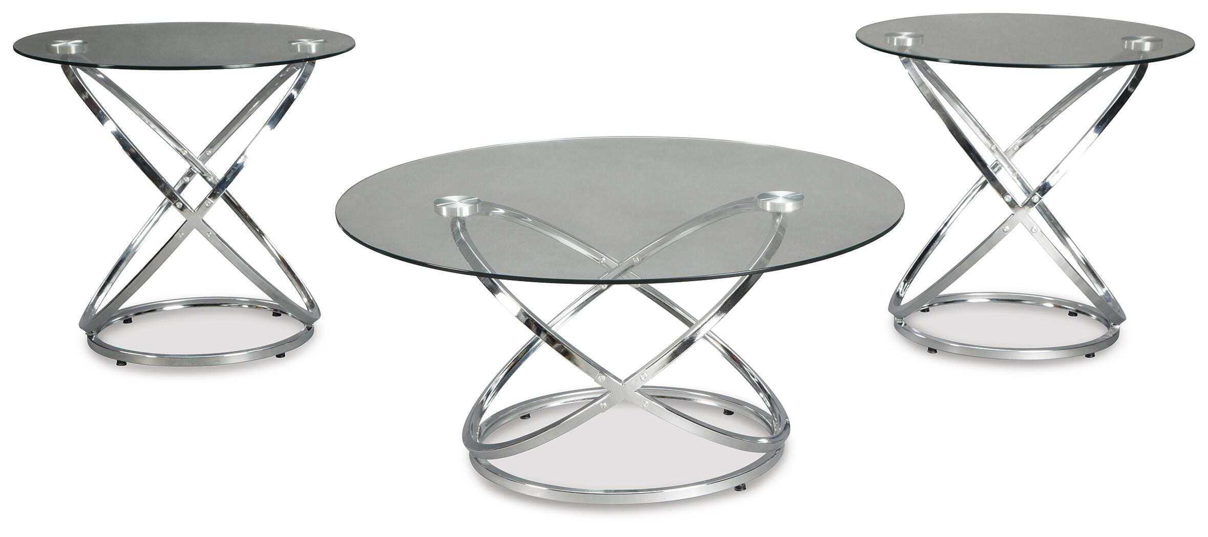 Rent-To-Own Signature Design by Ashley Hollynyx Table (Set of 3