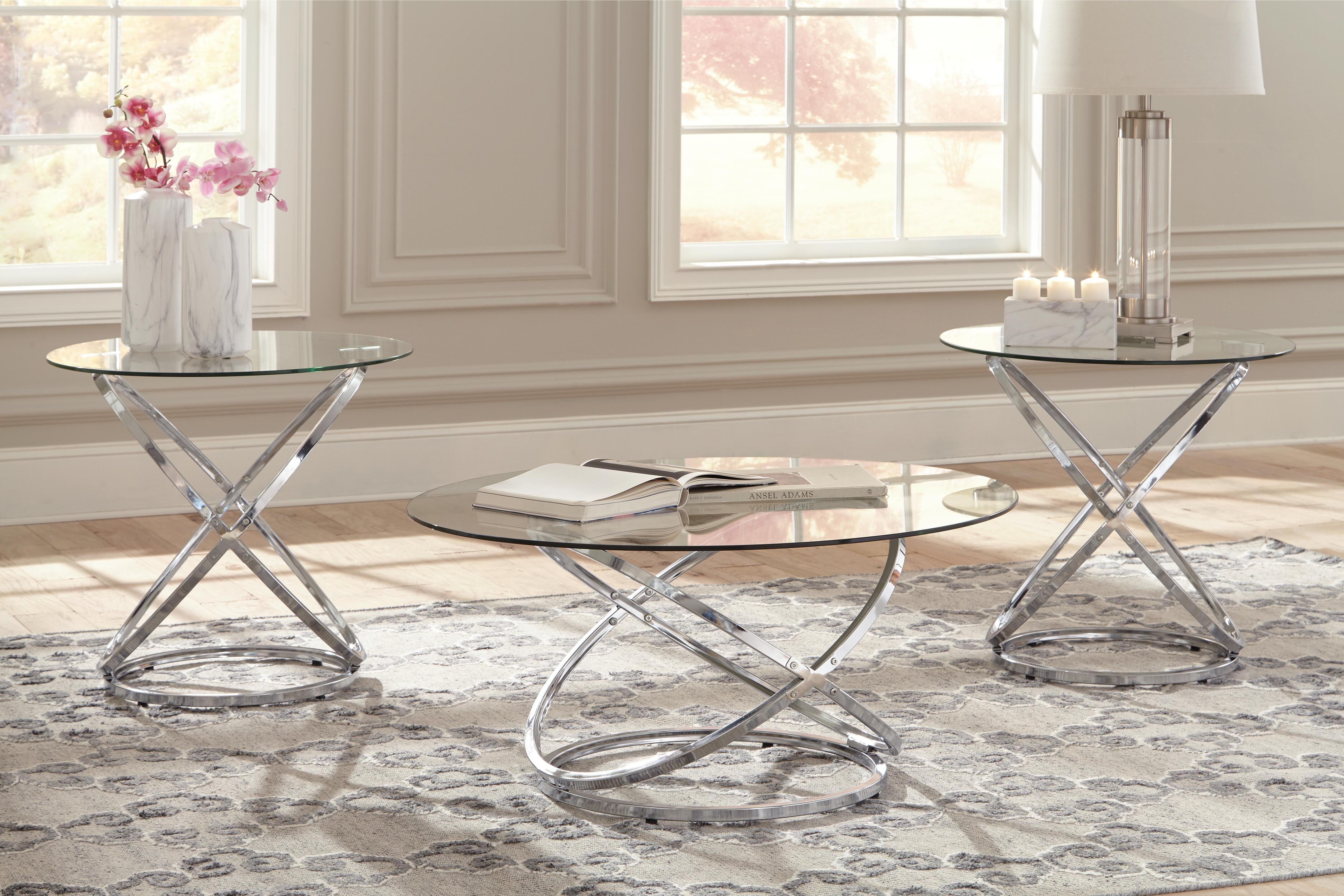 Rent-To-Own Signature Design by Ashley Hollynyx Table (Set of 3