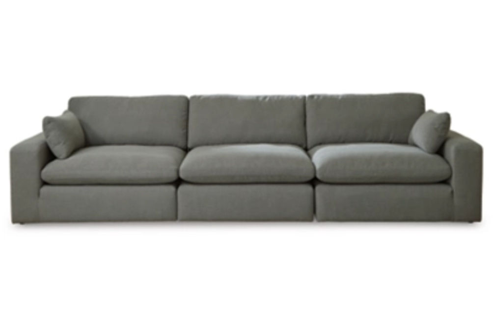 Benchcraft Elyza 3-Piece Sectional Sofa-Smoke