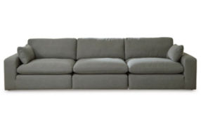 Benchcraft Elyza 3-Piece Sectional Sofa-Smoke