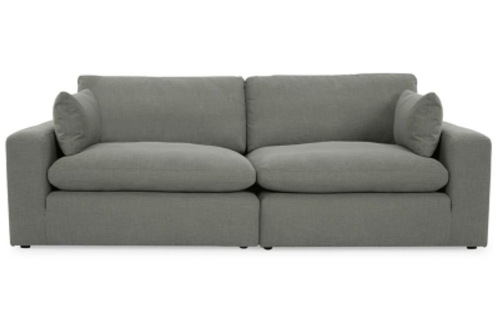 Benchcraft Elyza 2-Piece Sectional Loveseat-Smoke