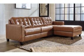 Signature Design by Ashley Baskove 2-Piece Sectional with Chaise-Auburn