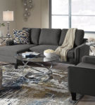 Signature Design by Ashley Jarreau Sofa Chaise Sleeper and Chair-Gray