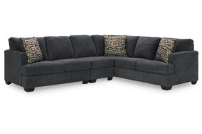 Signature Design by Ashley Ambrielle 3-Piece Sectional-Gunmetal