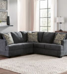 Signature Design by Ashley Ambrielle 2-Piece Sectional-Gunmetal